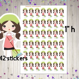 Cleaning Planner Stickers -  Planner stickers,reminder stickers