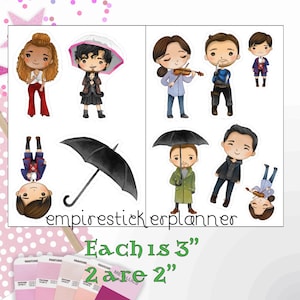 The umbrella academy stickers, Netflix original show stickers &quot;