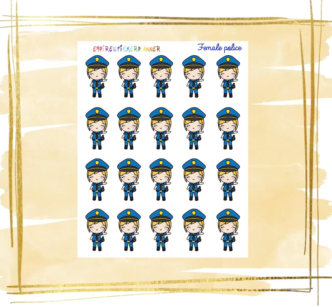 Police Foundations Sticker Female Police Stickers - Etsy
