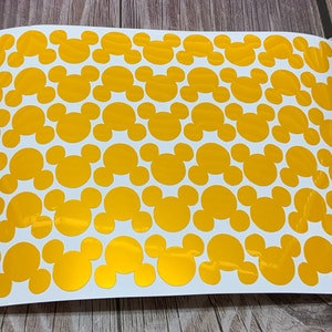 Mickey Mouse Vinyl Decal Sticker Sheets - Vinyl Decal Sticker Sheets for Planners, Phone Cases, Cups, Water Bottles, Tumblers