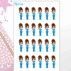 Nurse stickers , planner decor stickers
