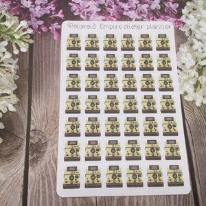 Polaroid stickers, Polaroid planning stickers, planner, kawaii stickers camera stickers, Polaroid camera stickers