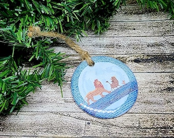 Lion King Word Cloud Art- Christmas Ornament- Disney Movie Obsessed- Kids Ornament- Hankuna Matata- Stocking Stuffer