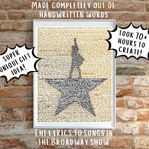 Hamilton Broadway Musical Word Art Print- Alexander Hamilton- My Shot- Aaron Burr- Broadway Musical- Lin Manuel Miranda