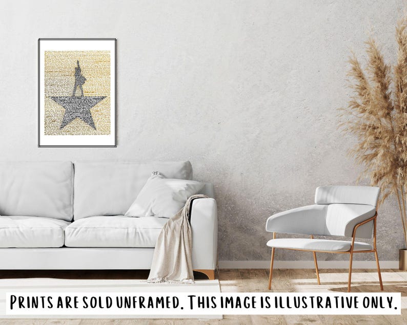 Hamilton Broadway Musical Word Art Print, Alexander Hamilton, My Shot, Lin Manuel Miranda, Hand Written Typography Wall Decor Poster image 3