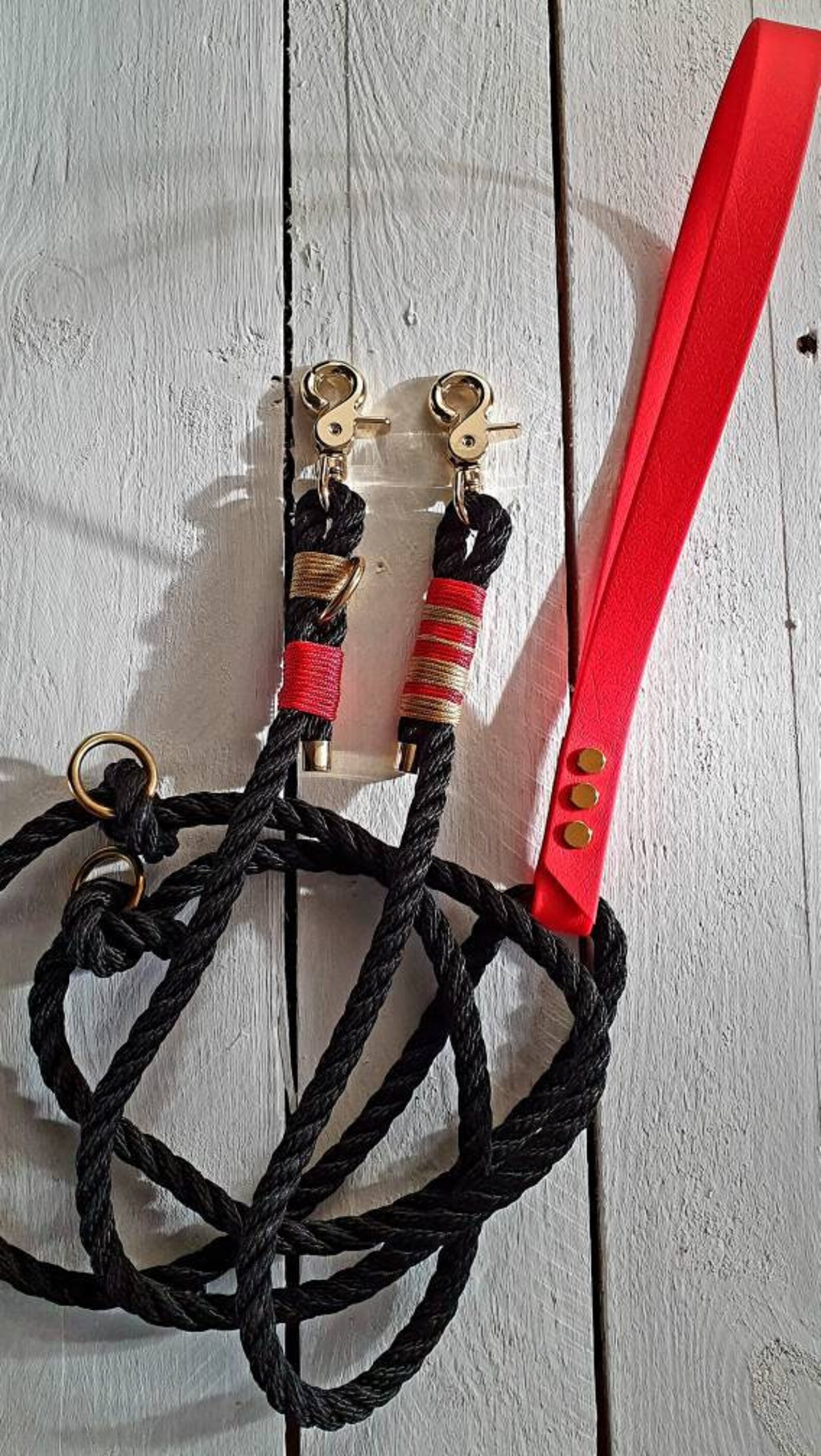 Twisted Rope Dog Training Lead Handsfree Paracord Dog Lead Etsy