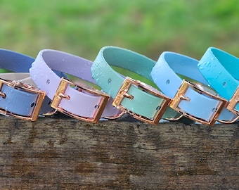 BioThane® Waterproof Dog Collar  I    Personalisable     I     choose from 38 different colours