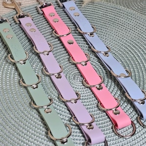 Cinta de tosa impermeável em BioThane para cães: Extensor ajustável