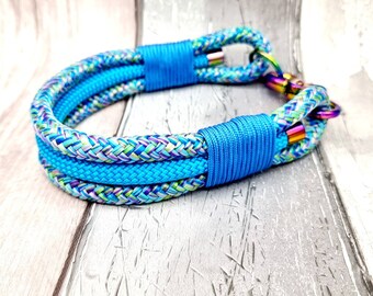 Premium Rope Sighthound Collar     I     Design Your Own - made to size & colour choices