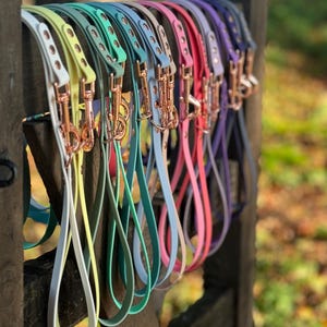 Biothane® Waterproof Dog Lead    I   38+ colours    I    various width & lengths