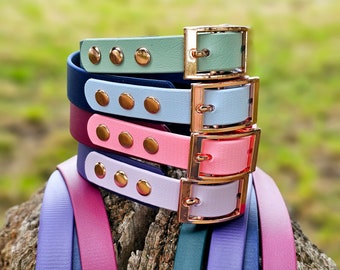 BioThane® waterproof two-coloured Dog Collar®     I     Design your Own