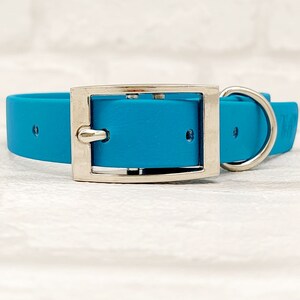 Lagune Blue Waterproof Biothane Dog Collar