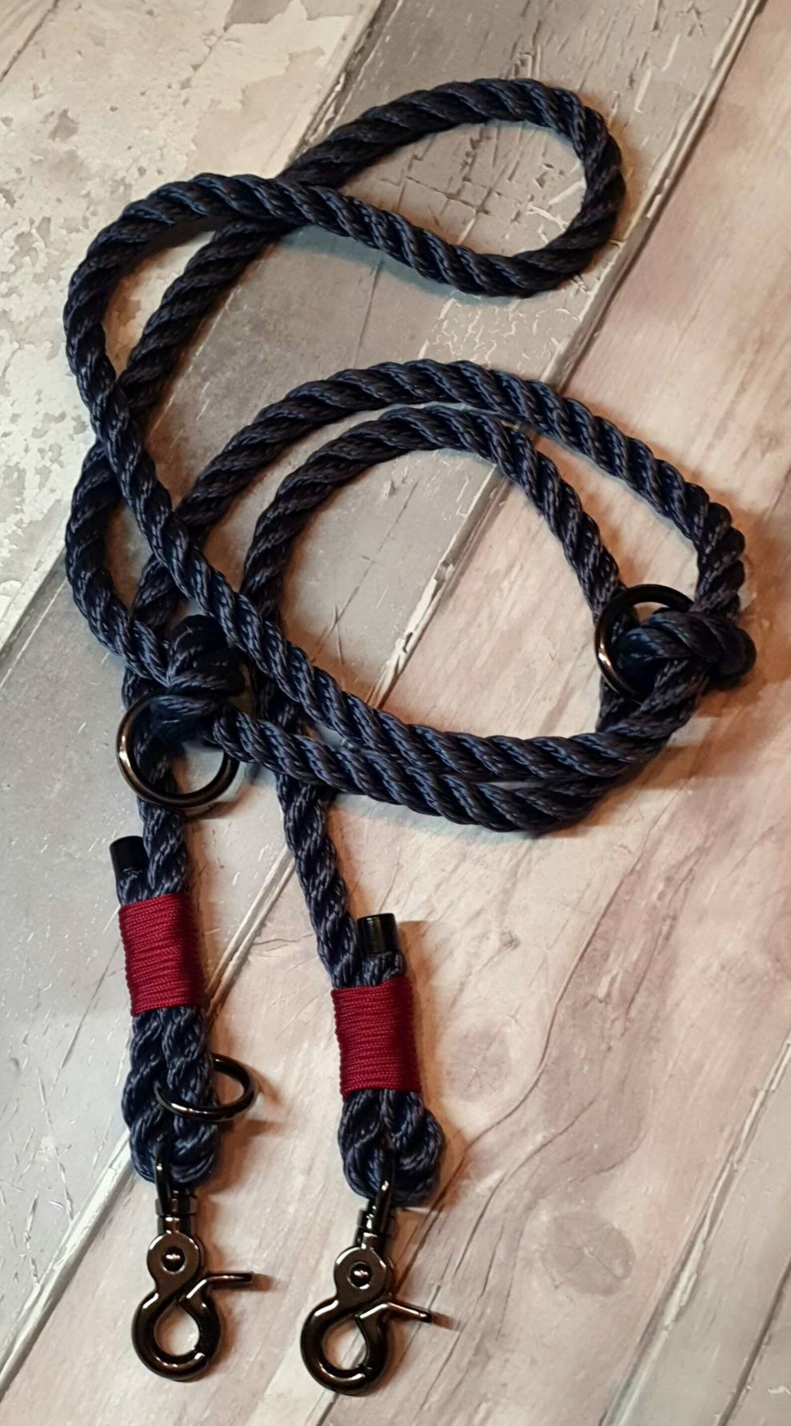 Twisted Rope Dog Training Lead Handsfree Paracord Dog Lead Etsy