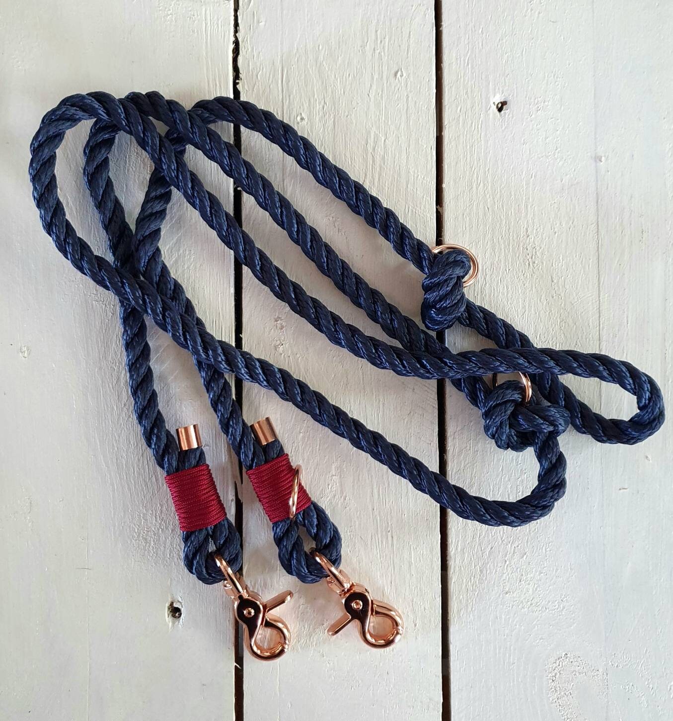 Twisted Rope Dog Training Lead Handsfree Paracord Dog Lead Etsy