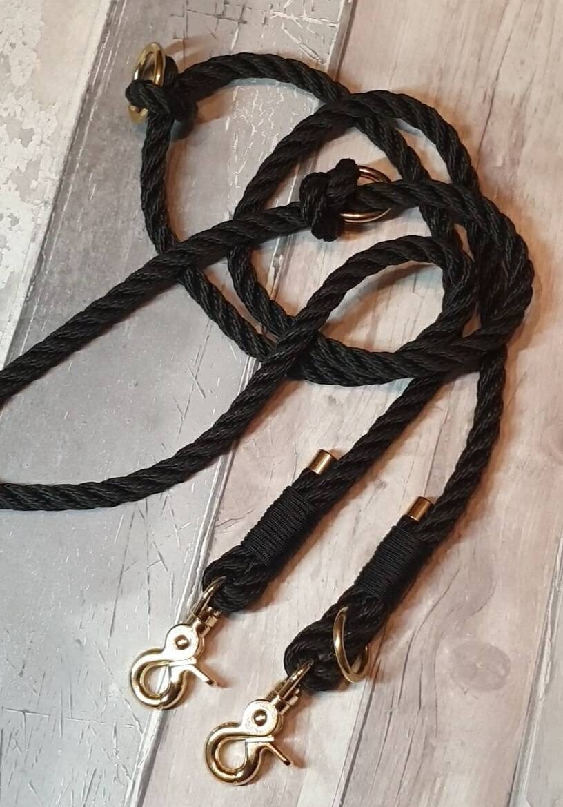 Twisted Rope Dog Training Lead Handsfree Paracord Dog Lead Etsy