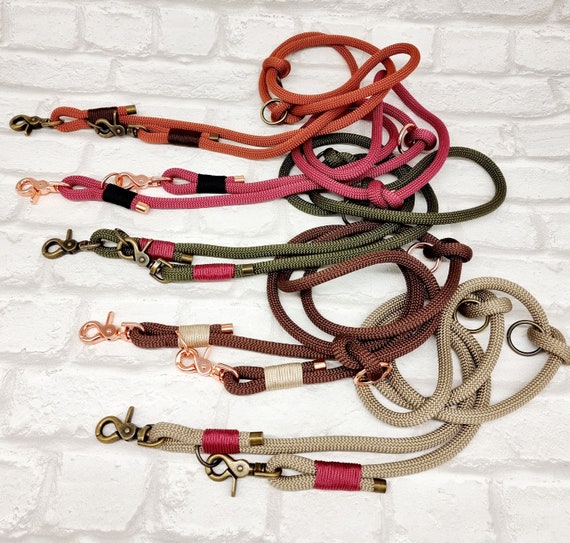 Premium Rope Dog Training Lead I Double Clasp Training Lead I Handsfree Dog Lead Etsy Ireland