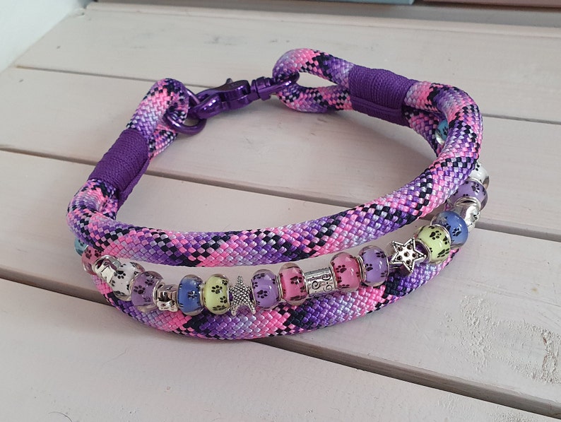 TrinketyPaws PandoraStyle Dog / Pet Collar with beads Etsy