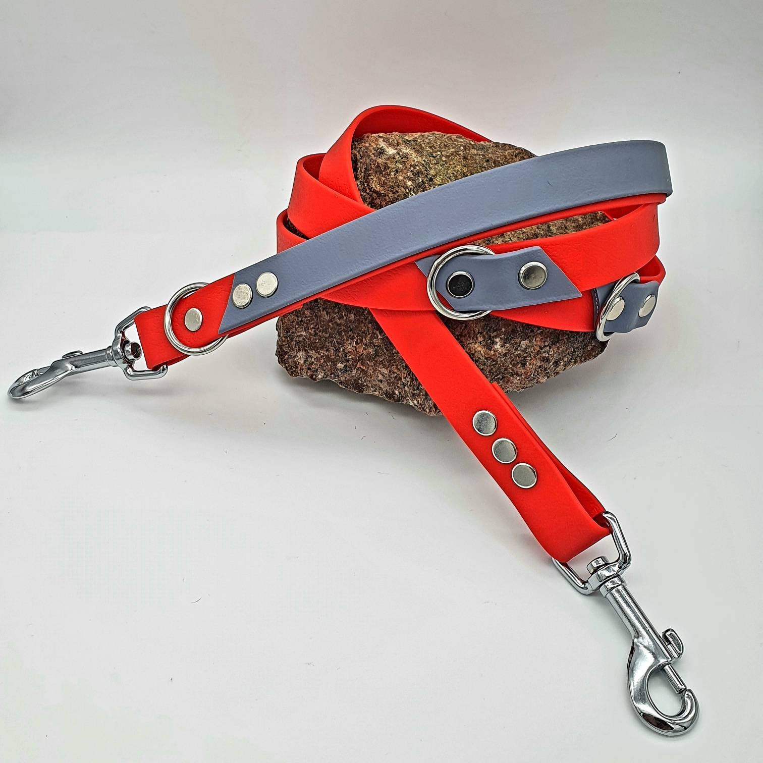 Biothane doubleended Dog Training Leash with Traffic Handle I Etsy