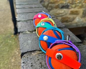 Waterproof BioThane Dog Ball Holder: Chuckit & Tennis Ball Carrier