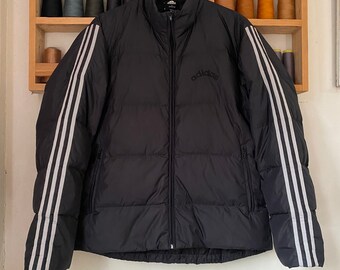 adidas winter jacket black