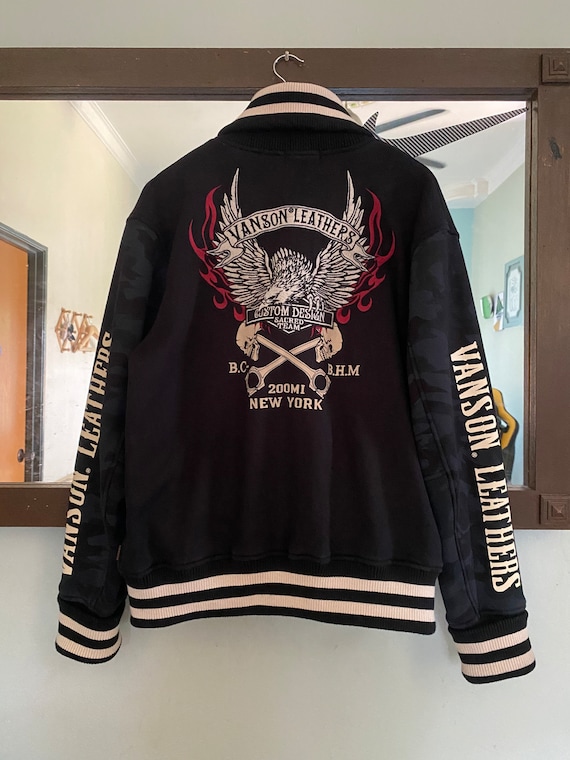VANSON VELVETEEN BOMBER JACKET M
