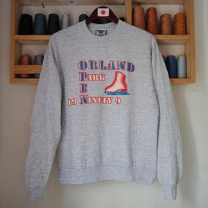 Vintage 90er Jahre Lee Sweater Sweatshirt Großes Logo Medium Size. Pullover.