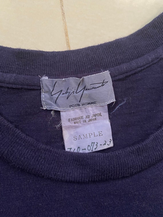 Vintage Yohji Yamamoto Sample Tshirt Large Size Made in Japan - Etsy