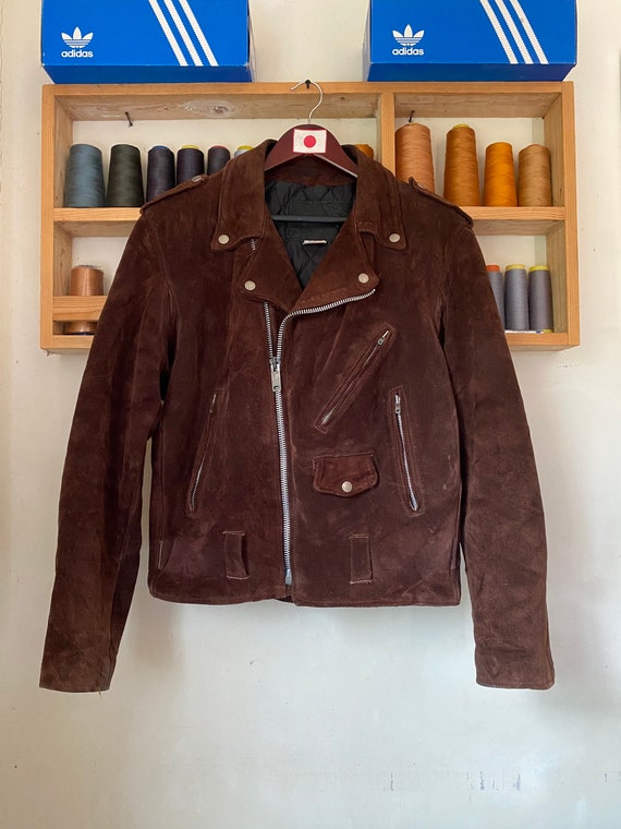 Vintage Rere 70s Branded Garments Motor Leather Jacket Usa Vintage Rere 70s Branded Garments Motor Leather Jacket Usa
