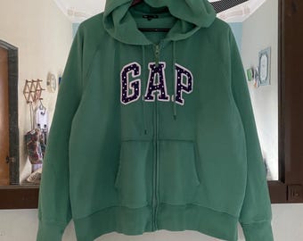 Vintage Faded Gap Ziper Hoodie XL Size