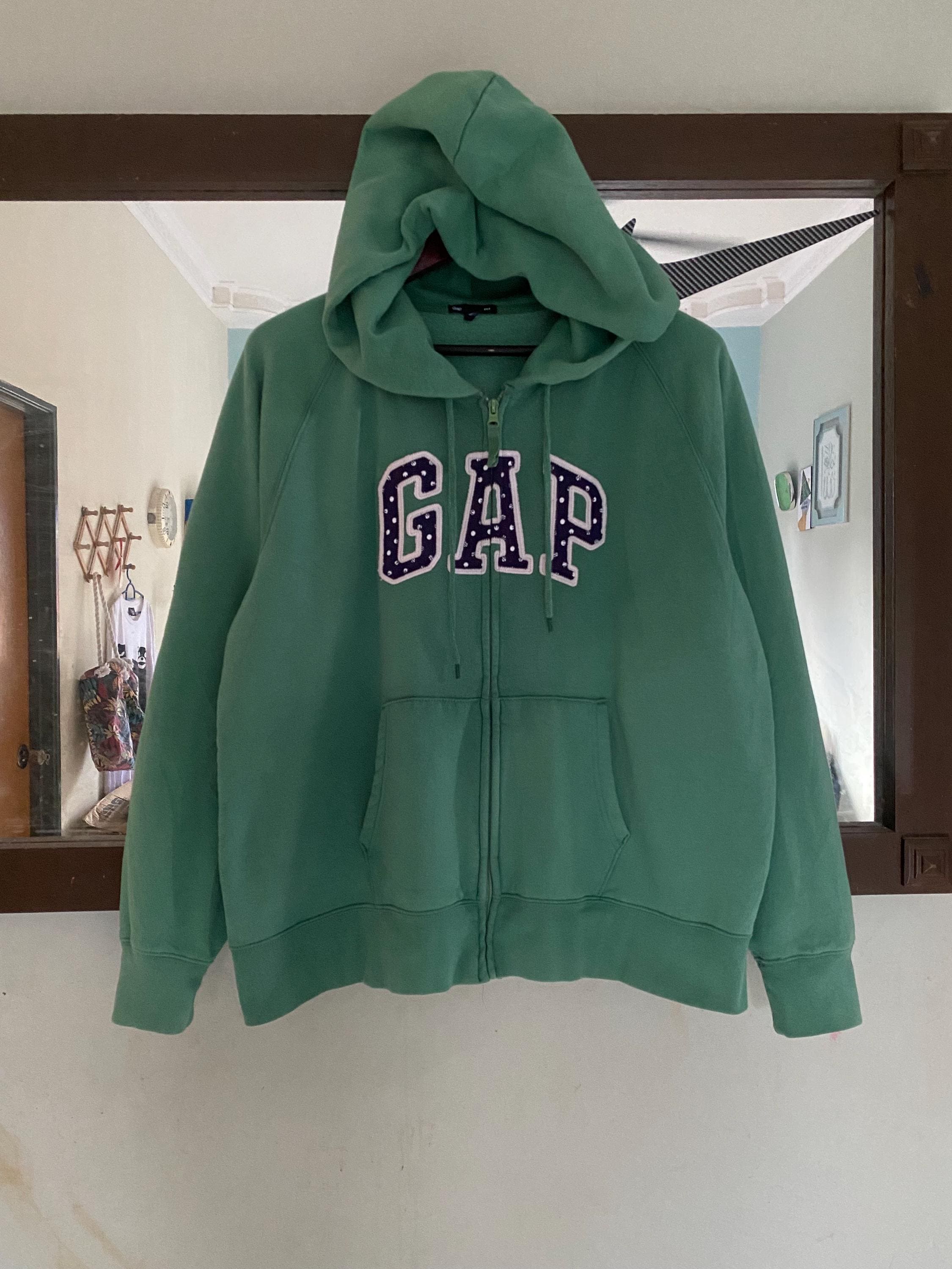 Green Vintage Gap Hoodie - Etsy