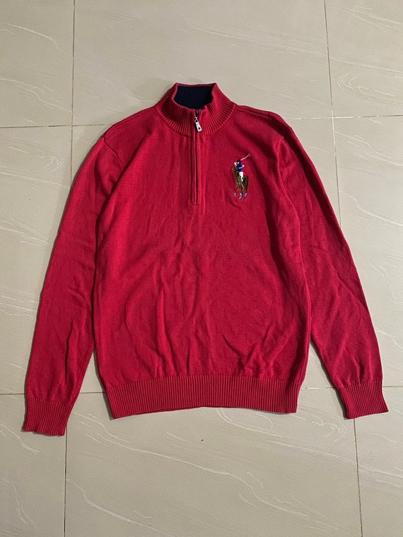 Vintage Polo by Ralph Lauren Sweater Embroidery Big Logo Vintage Polo by Ralph Lauren Sweater Embroidery Big Logo