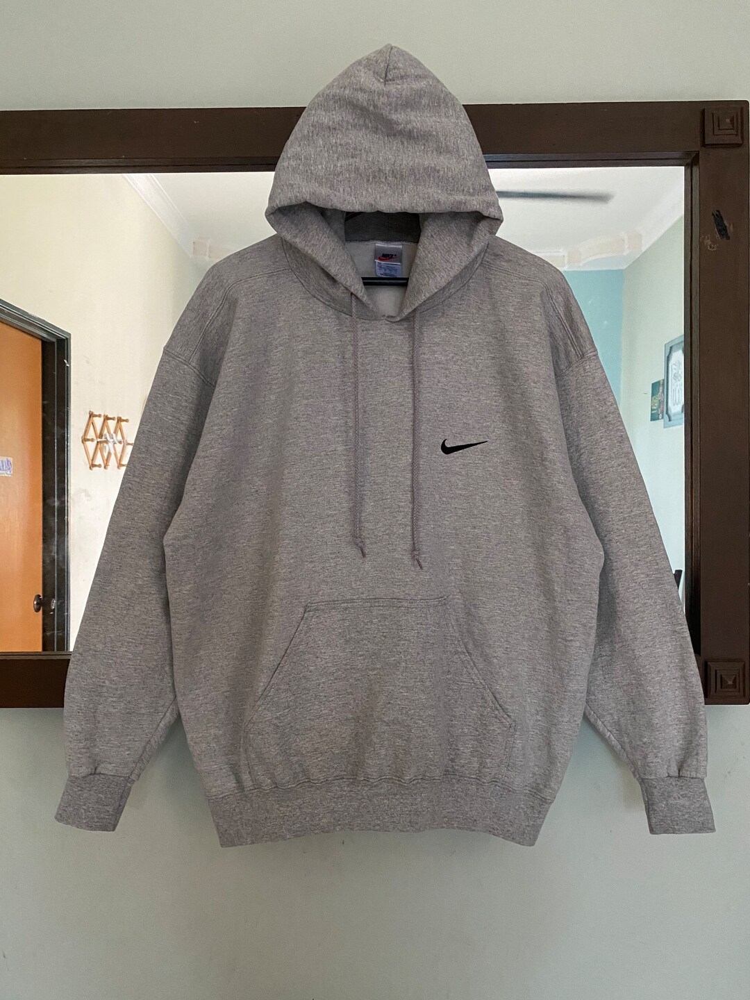 Vintage nike grey sweatshirt sale