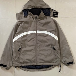 Vintage Brown Gap Ziper Jacket Hoodie Large Size