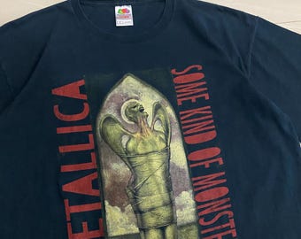 Vintage Metallica Some Kind of Monster Tshirt XL Size - Etsy