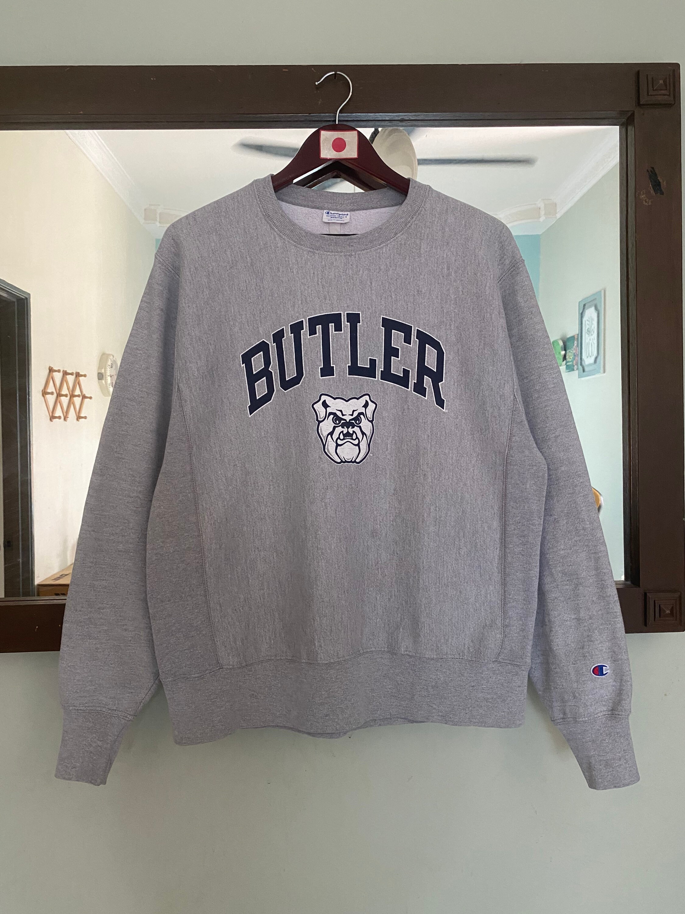Vintage Champion Butler Sweatshirt Medium Size Big Logo