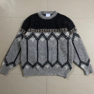 Rare Icewool Sweater Knitwear Iceland Wool Made In Iceland