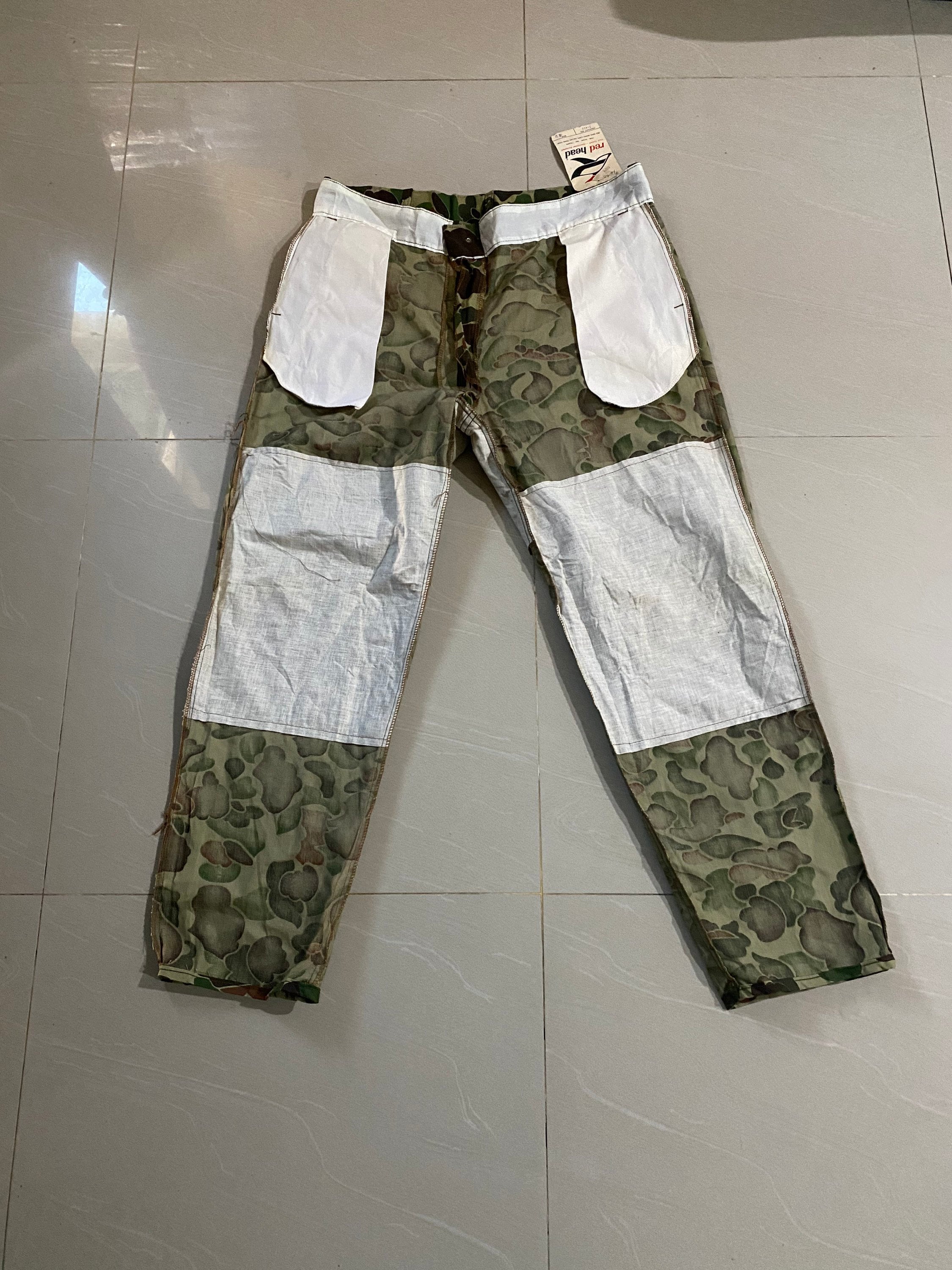 Vintage Rare Red Head Duck Camo Army Pantsvintage Talon Zip