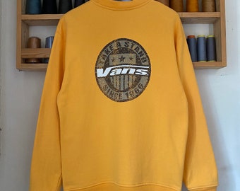 Vintage Vans 1966 Sweatshirt Big Logo Large Size Jumper - Etsy