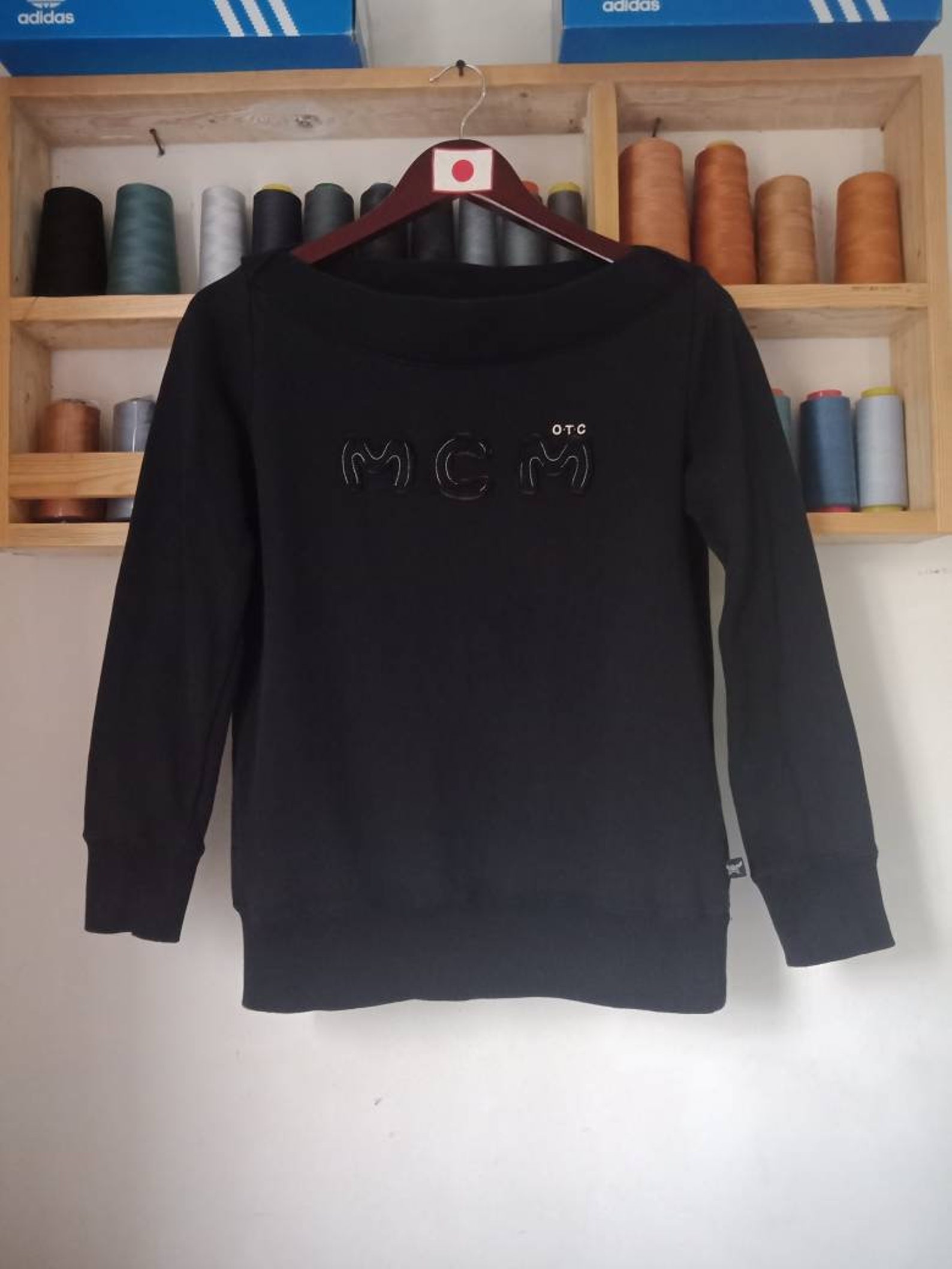 Mcm Shirt Sweatshirt Ladies Mcm Shirt Logo Medium Size Etsy