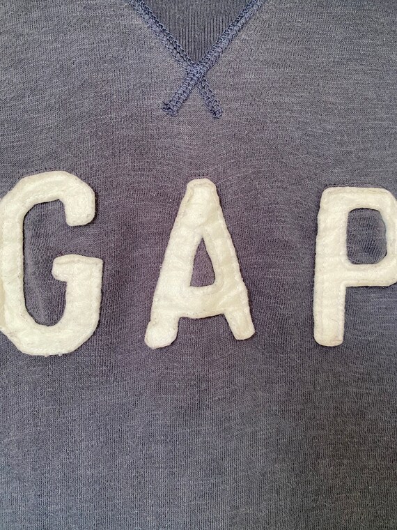 Rare Gap Authentic Hoodie Big Logo Medium Size Ju… - image 2