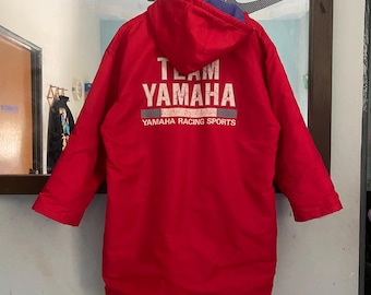 VintageYamaha Racing Sports Button Hoodie Jacke Große Größe