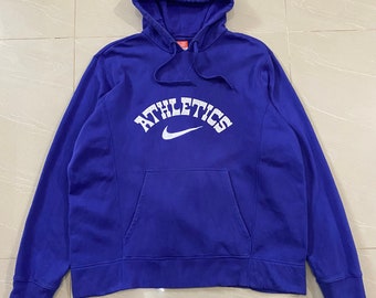 Rare Nike Athletics Hoodie Big Logo XL Size Big Size Jumper