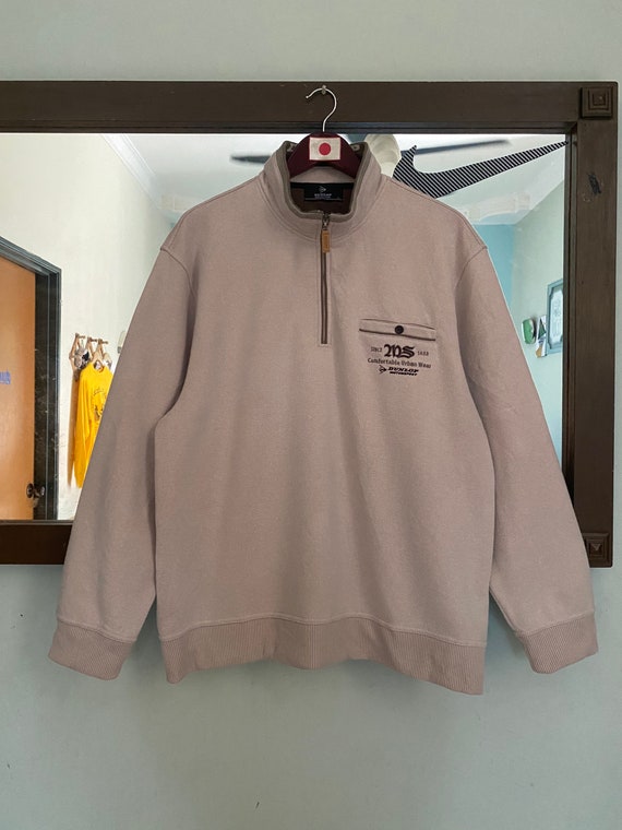 Vintage Dunlop Motosport Half Zip Sweatshirt XL Size - Etsy