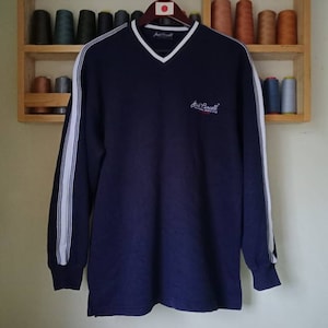 Vintage Converse Juck Purcell sweater sweatshirt Embroidery logo jumper Larg size.