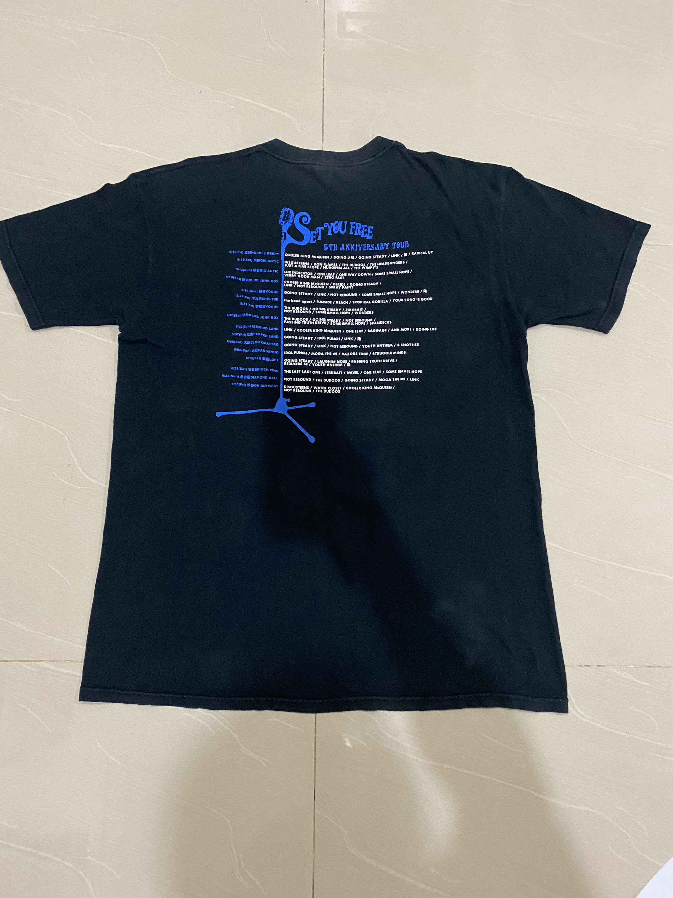 ヴィンテージ Set You Free 5周年記念ツアーTシャツ XLサイズ アメリカ