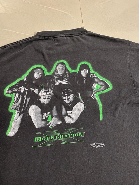 Vintage 90s Alstyle Faded Black Tshirt Mens D Generation X DGNR8
