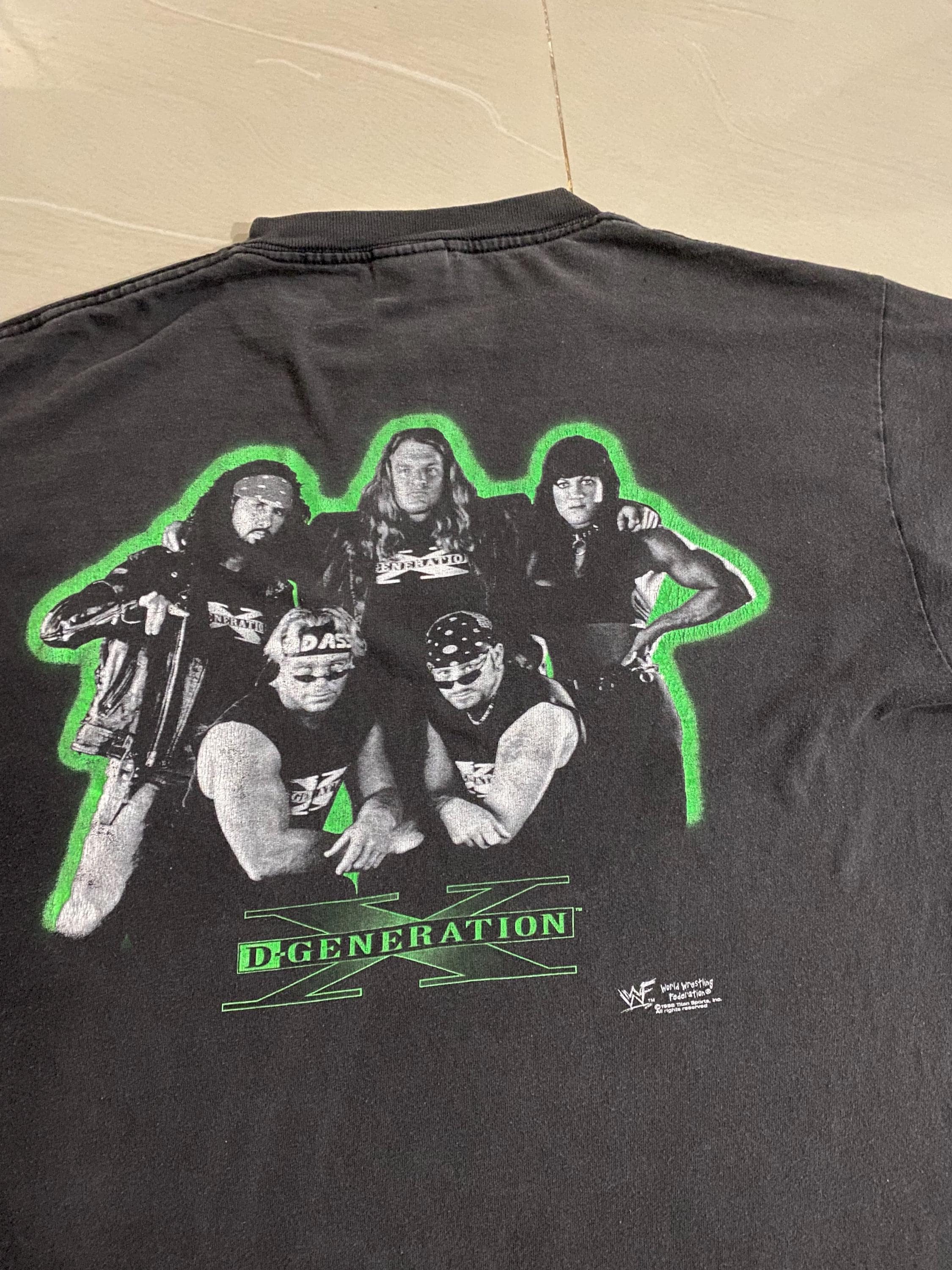Vintage 90s Alstyle Faded Black Tshirt Mens D Generation X DGNR8