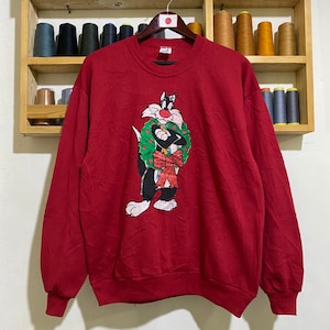 Vintage Rare Cartoon Network Sweatshirt Big Logo Large Size Jumper