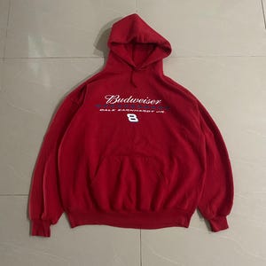 Vintage Budweiser Dale Earnhardt Jr 8 Hoodoe XL Size