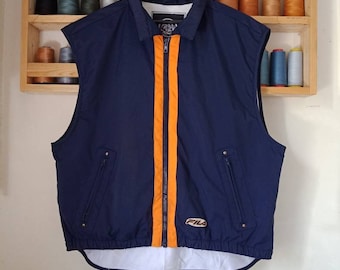 Fila Italia Vest Jacket Big Logo Large Size.